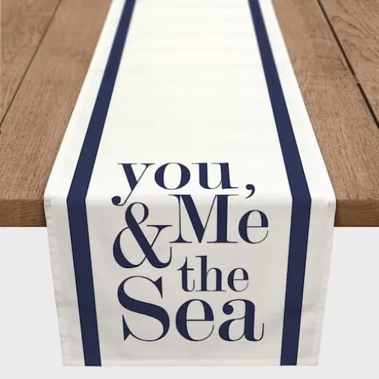 You, Me & the Sea Outdoor Table Runner {3}