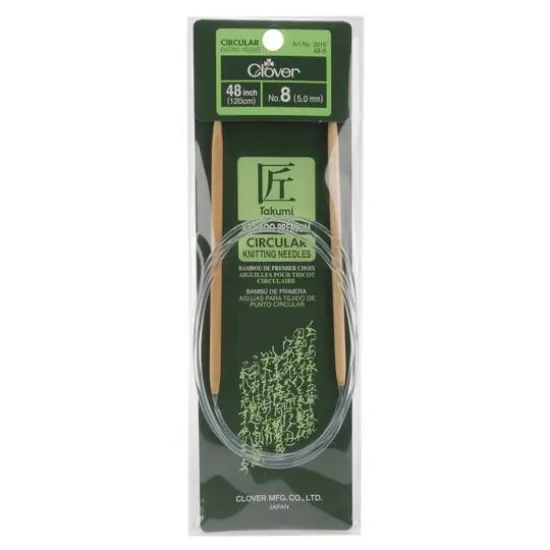 Clover Takumi&reg; 48" Bamboo Circular Knitting Needles {2}