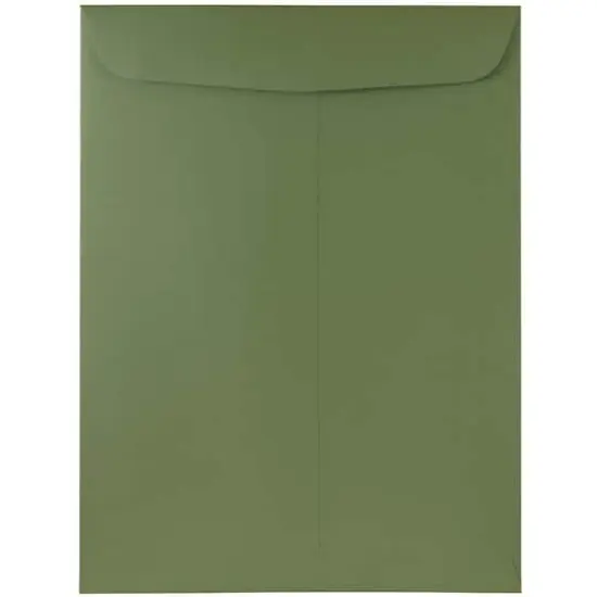 JAM Paper 9" x 12" Open End Catalog Premium Envelopes, 25ct. Olive {1}