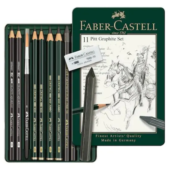 Faber-Castell Pitt Graphite Pencil Set {3}