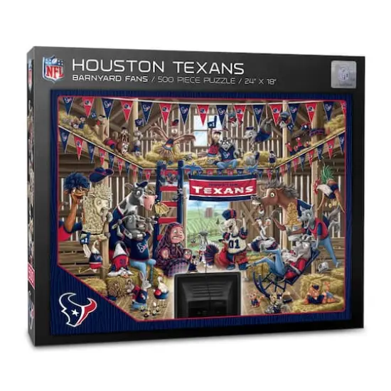 NFL Barnyard Fans 500 Piece Puzzle Houston Texans {1}