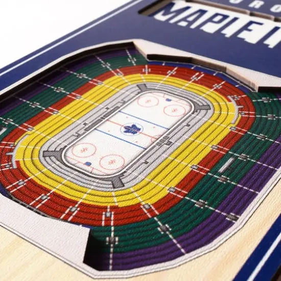 19" NHL 3D StadiumView Banner Toronto Maple Leafs {5}