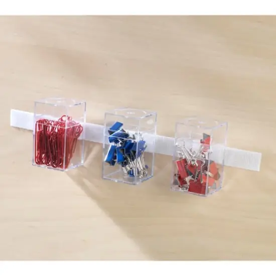 VELCRO&reg; Brand Sticky Back Strips White {8}