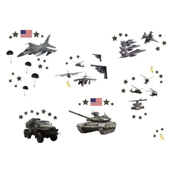 Brewster Military Wall Stickers {1}