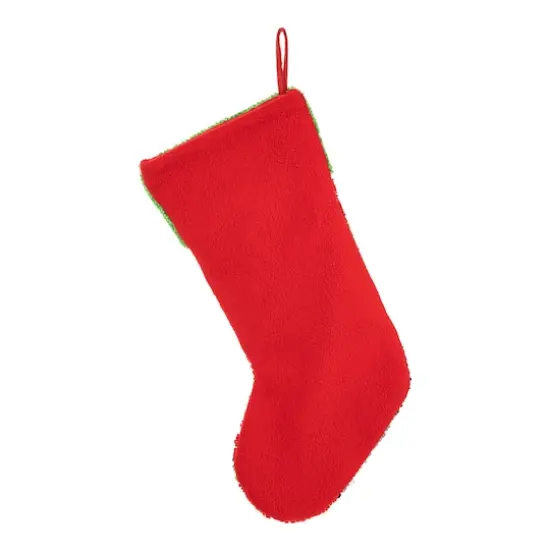Glitzhome&reg; 20.5" Cat Hooked Stocking {6}