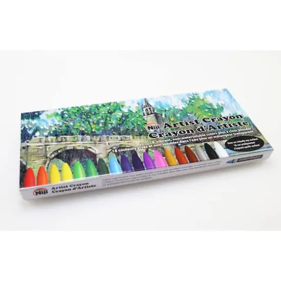 Yasutomo&reg; Niji&reg; 18-Color Artist Crayon Set {1}