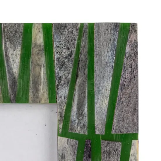 Hello Honey® 4" x 6" Multicolor Triangle Pattern Reclaimed MDF Photo Frame {7}