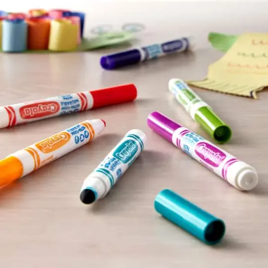 Crayola&reg; Ultra-Clean Broad Line Bold Markers, 10 Count {3}