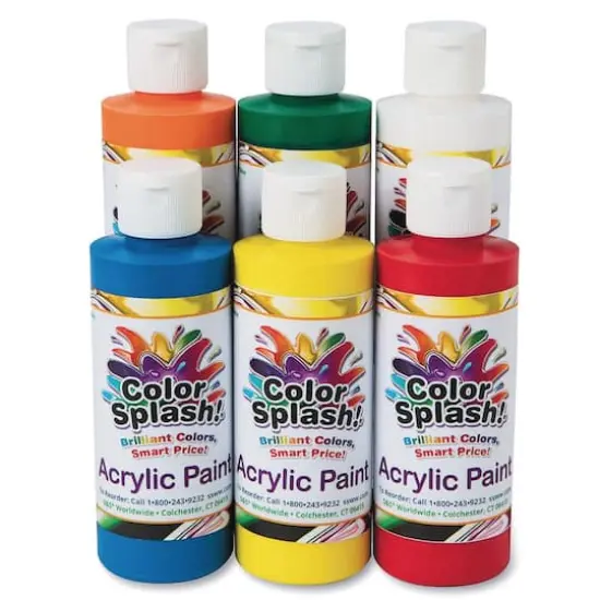Color Splash!&reg; 6 Color Acrylic Paint Set {1}