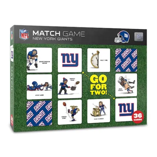 NFL Memory Match Game New York Giants {1}