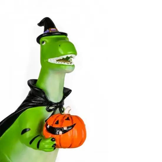 10" Halloween Green Dinosaur Tabletop D&eacute;cor {4}