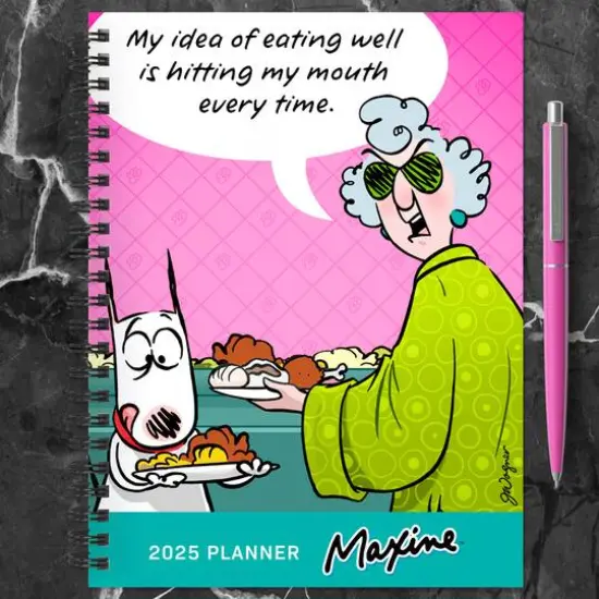 TF Publishing 2025 Medium Maxine Weekly Monthly Spiral Planner {7}