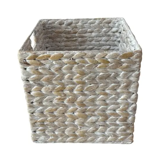 Small Whitewashed Cube Basket by Ashland&reg; {4}