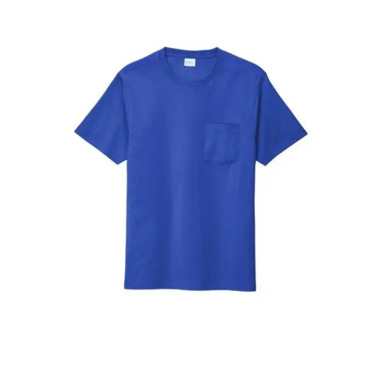 Port & Company&reg; Bouncer Pocket T-Shirt True Royal {1}