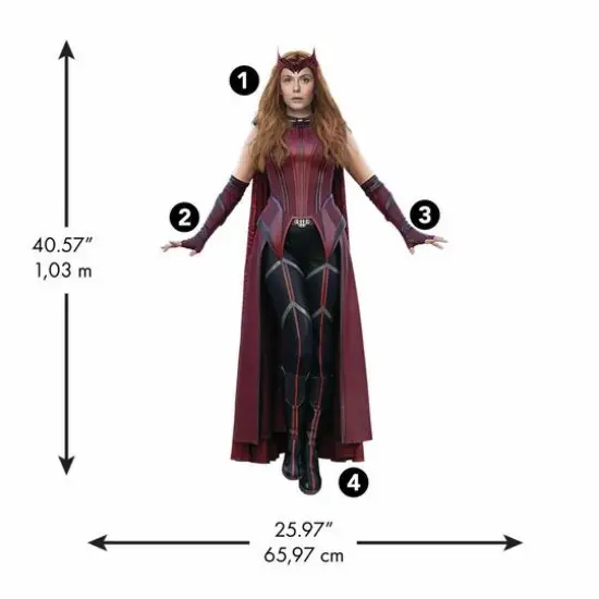 RoomMates Wandavision Wanda Peel & Stick Giant Wall Decals {5}