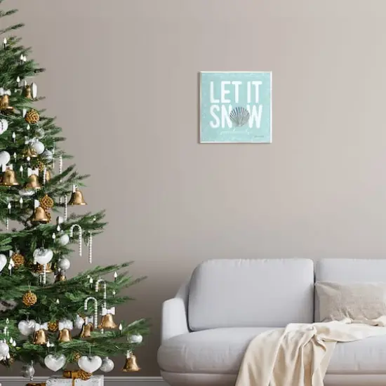 Stupell Industries Let It Snow Somewhere Else Holiday Wall Plaque Art {3}