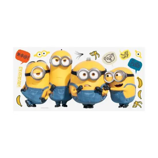 RoomMates Yellow, Blue & Black Minions 2 Giant Wall Decals {7}