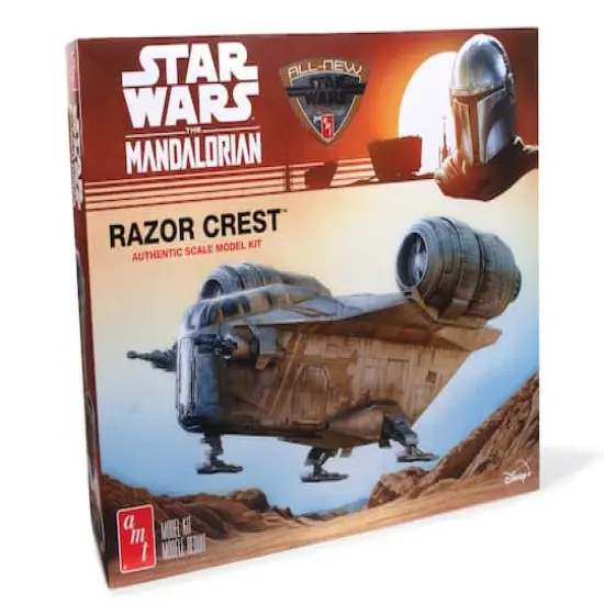 AMT&reg; Star Wars&trade; The Mandalorian Razor Crest&trade; 1:72 Scale Model Kit {1}