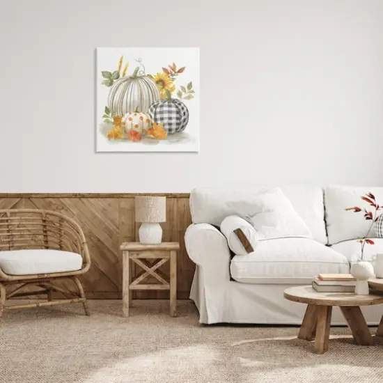 Stupell Industries Patterned Pumpkins Autumn Harvest Canvas Wall Art {6}