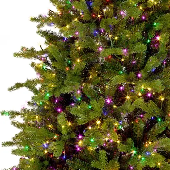 7.5ft. Pre-Lit Princeton Fraser Fir Artificial Christmas Tree, Cosmic&trade; Spectrum LED Lights {4}