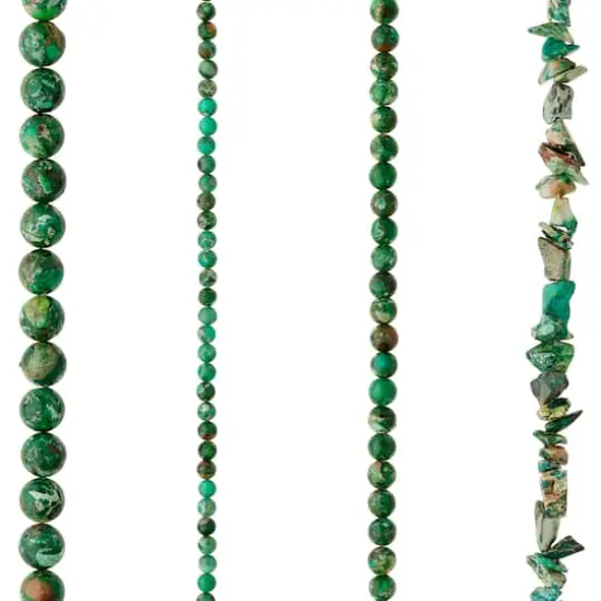 Green Jasper Stone Mix Beads by Bead Landing&trade; {1}