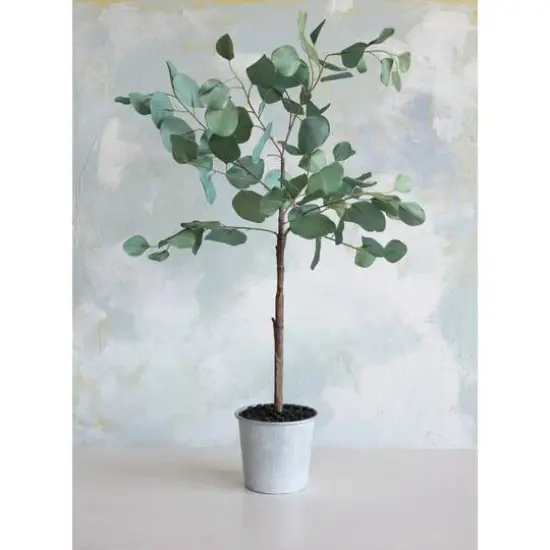 Hello Honey&reg; Faux Eucalyptus Tree In Pot {4}