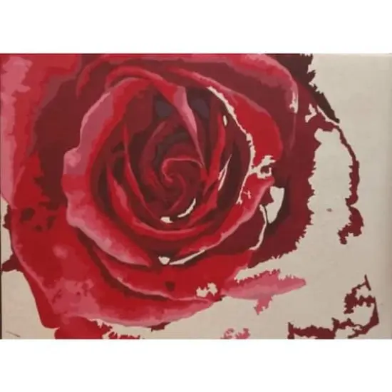 Crafting Spark Tender Rose Painting by Numbers Kit {4}