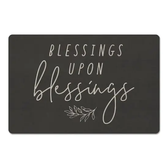 Blessings Upon Blessings Floor Mat, 18" x 27" {1}