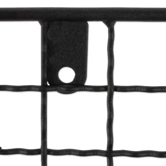 DII&reg; Small Farmhouse Towel Rack Black {6}