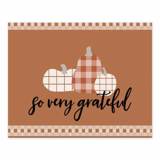 So Very Grateful Gourds Tabletop Canvas {1}