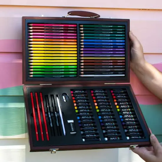 Art 101 Draw & Color Wood Art Set {4}