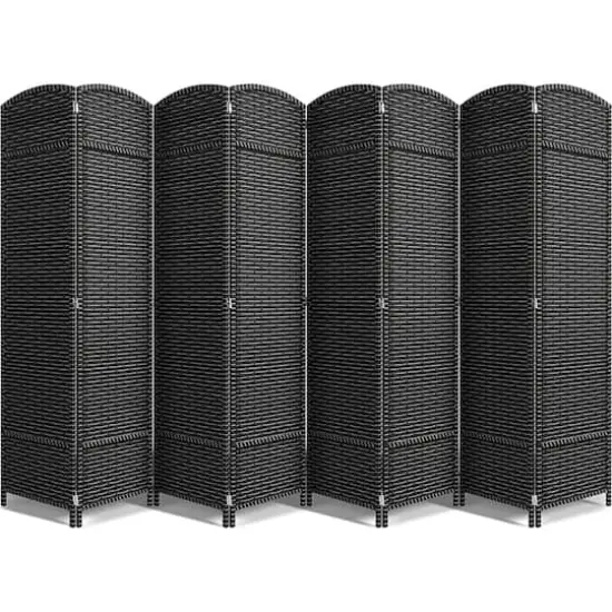 Sorbus Folding Divider Panel Gray White {1}