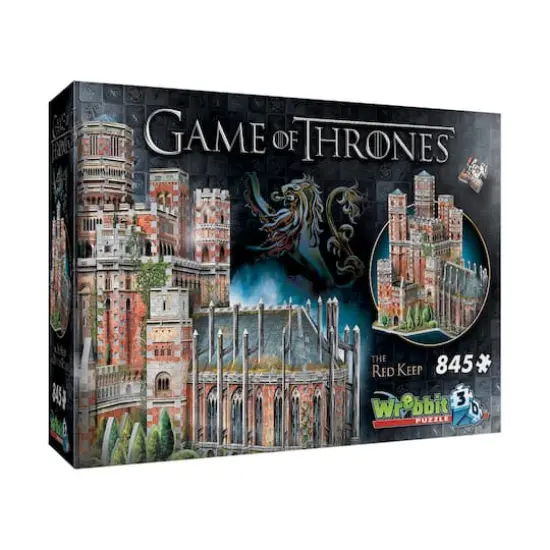 Wrebbit 3D Puzzle&trade; Game of Thrones&trade; The Red Keep 845 Piece Puzzle {1}