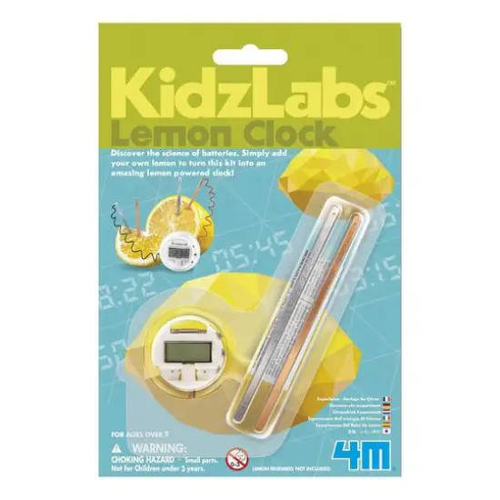 Toysmith&reg; 4M Kids Labs Lemon Clock Kit {1}