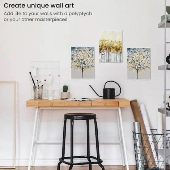 Arteza&reg; 9" x 12" White Canvas Panels, 14ct. {4}