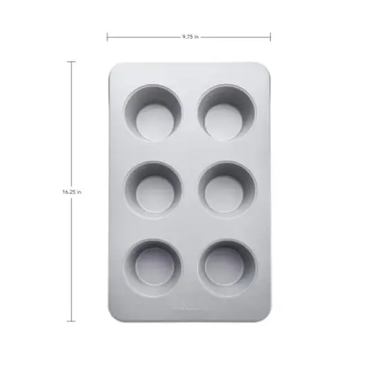 KitchenAid Non-Stick 6-Cup Mega Muffin Pan {4}