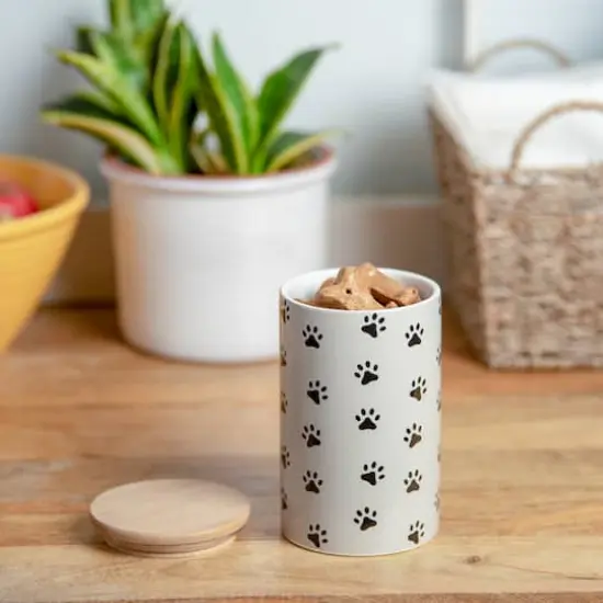 Park Life Designs Pawz Treat Jar Gray {4}