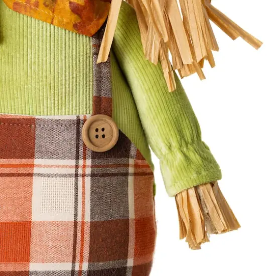 Glitzhome&reg; Fall Fabric Scarecrow Shelf Sitters Set {7}