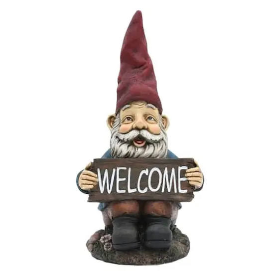 Santa's Workshop 14" Red Hat Welcome Gnome {1}
