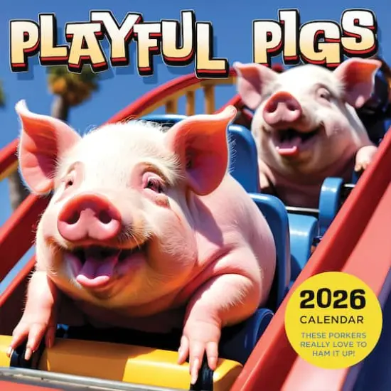 2026 Playful Pigs Wall Calendar {1}