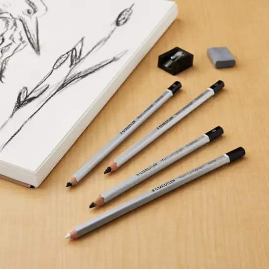 Staedtler&reg; Mars&reg; Lumograph&reg; Charcoal Sketching Set, 7pc {3}