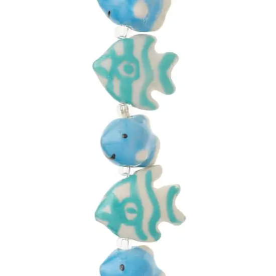Blue Fish Mix Ceramic Beads by Bead Landing&trade; {1}