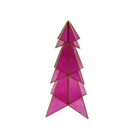 13" Glass Tree Tabletop D&eacute;cor by Ashland&reg; Pink {4}
