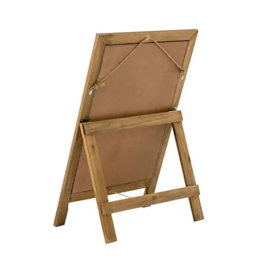 Glitzhome&reg; 30" Brown Wood Chalkboard {7}