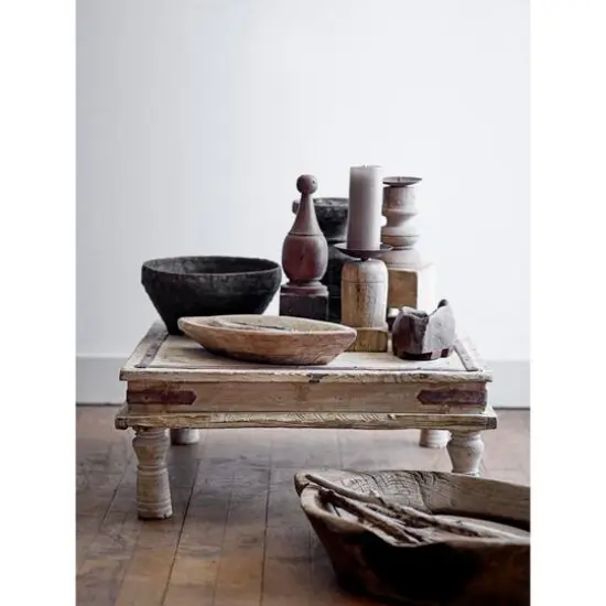 Hello Honey&reg; Black Found Wood Pillar Candleholders Set {10}