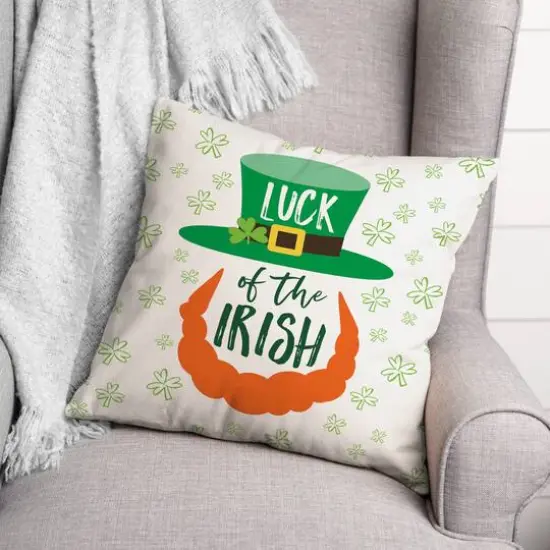 Luck of the Irish Throw Pillow {4}