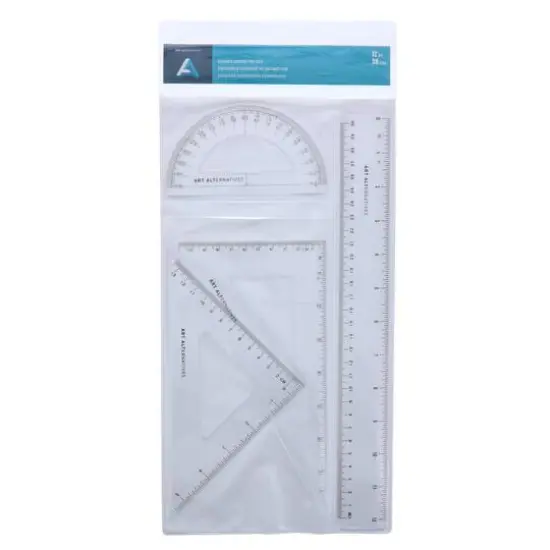 Art Alternatives Combo Geometry Set with 12" Ruler {1}