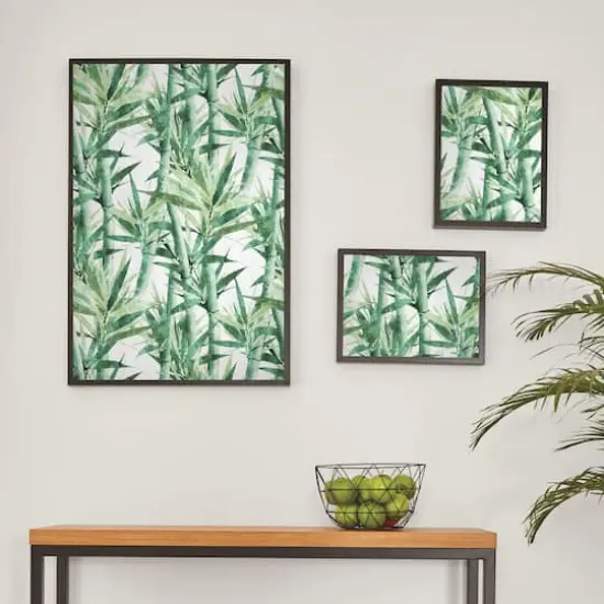 RoomMates Lucky Bamboo Peel & Stick Wallpaper Green/White {7}