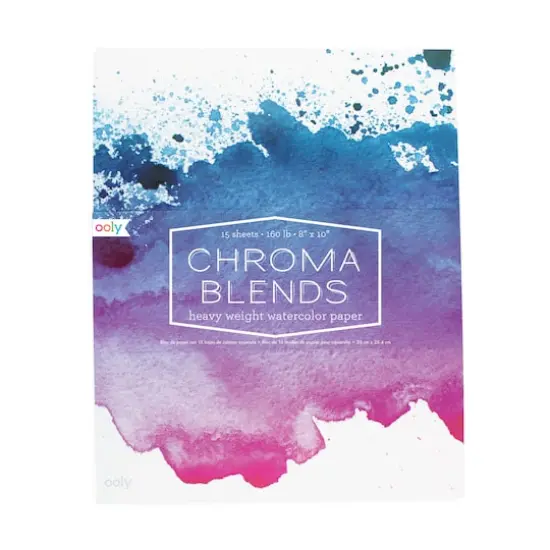 OOLY Chroma Blends Watercolor Pad, 8" x 10" {1}