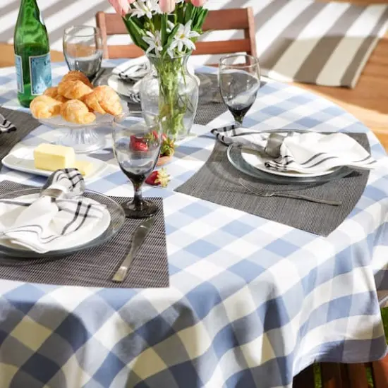 DII&reg; Tweed Wedge Table Placemats, 6ct. Gray {4}